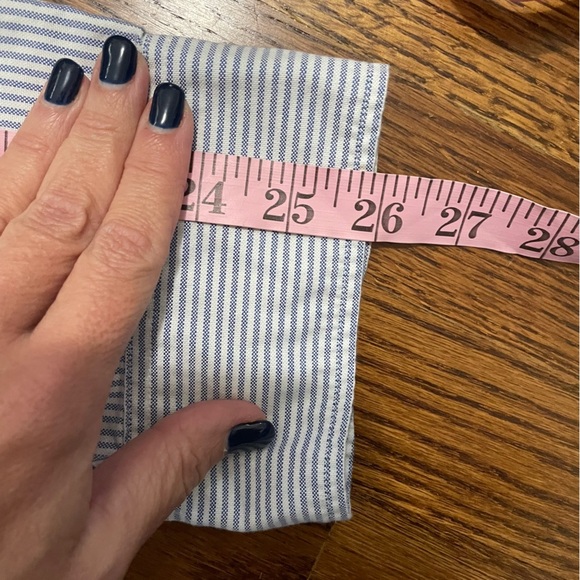 J.Crew Classic All Cotton Button Down Oxford Blue White Size XL - Picture 10 of 10